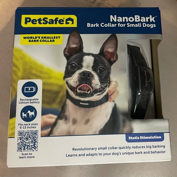 PetSafe Other - PetSafe NanoBark Collar Bark Collar for Small Dogs New Sealed